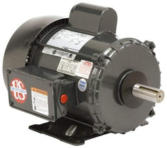 US Motors - 1.5 hp, TENV Enclosure, Auto Thermal Protection, 3,450 RPM, 115/230 Volt, 60 Hz, Industrial Electric AC/DC Motor - Size 143 Frame, Rigid Base Mount, 1 Speed, Ball Bearings, 17.4/8.7 Full Load Amps, B Class Insulation, CCW Lead End Rev - A1 Tooling