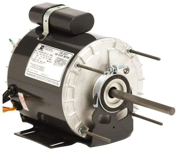 US Motors - 1/3 hp, TENV Enclosure, Auto Thermal Protection, 1,075 RPM, 230 Volt, 60 Hz, Industrial Electric AC/DC Motor - Size 48 Frame, Hub/Stud Mount, 2 Speed, Ball Bearings, 2.4 Full Load Amps, B Class Insulation, Reversible - A1 Tooling