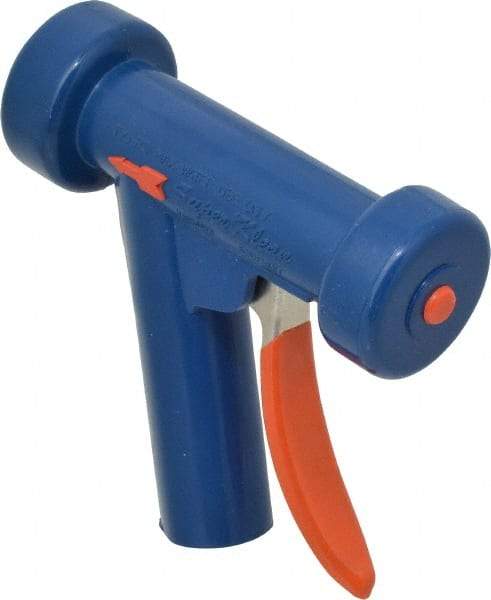 SuperKlean - Insulated, Aluminum Pistol Grip Spray Nozzle for 1/2" Pipe - Light Blue, 1/2 NPT - A1 Tooling