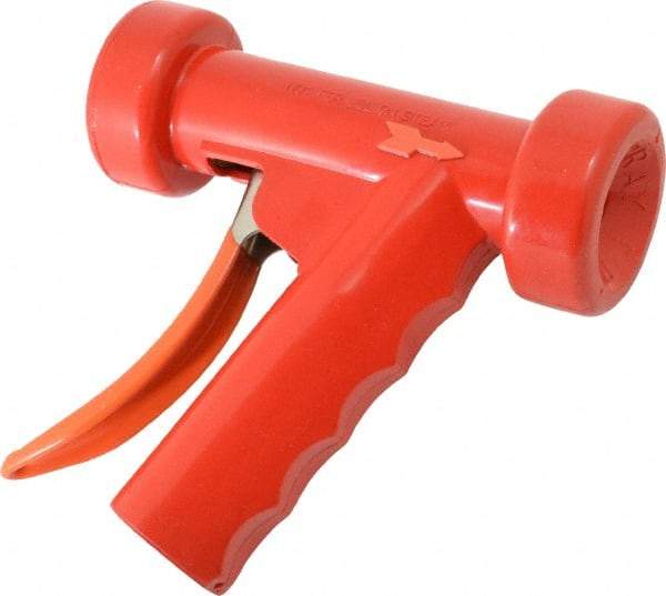 SuperKlean - Insulated, Brass Pistol Grip Spray Nozzle for 1/2" Pipe - Red, 1/2 NPT - A1 Tooling