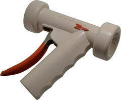 SuperKlean - Insulated, Brass Pistol Grip Spray Nozzle for 1/2" Pipe - White, 1/2 NPT - A1 Tooling