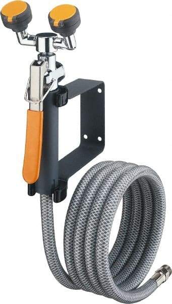 PRO-SAFE - Plumbed Drench Hoses Mount: Wall Style: Dual Spray Head - A1 Tooling