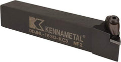 Kennametal - DDJN, Left Hand Cut, 3° Lead Angle, 1" Shank Height x 1" Shank Width, Negative Rake Indexable Turning Toolholder - 6" OAL, DN..33. Insert Compatibility, Series Kenclamp - A1 Tooling