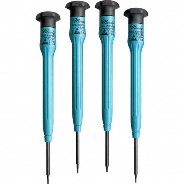 Moody Tools - Precision & Specialty Screwdrivers Type: Torx Overall Length Range: 3" - 6.9" - A1 Tooling