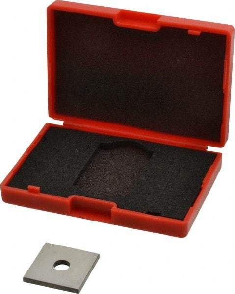 Value Collection - 0.101" Square Steel Gage Block - Accuracy Grade 0, Includes NIST Traceability Certification - A1 Tooling