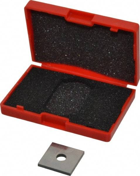 Value Collection - 0.103" Square Steel Gage Block - Accuracy Grade 0, Includes NIST Traceability Certification - A1 Tooling