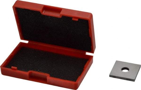 Value Collection - 0.107" Square Steel Gage Block - Accuracy Grade 0, Includes NIST Traceability Certification - A1 Tooling