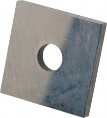 Value Collection - 0.123" Square Steel Gage Block - Accuracy Grade 0, Includes NIST Traceability Certification - A1 Tooling