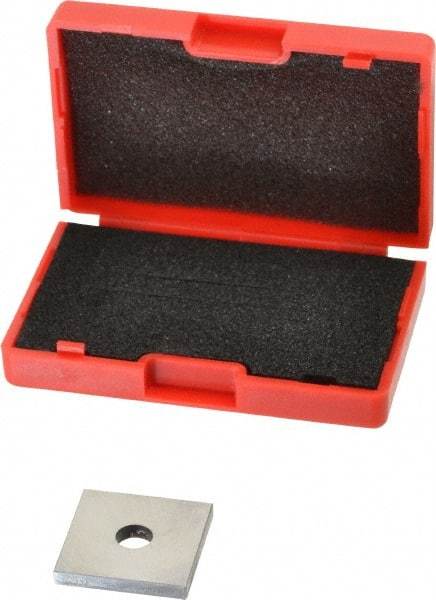 Value Collection - 0.124" Square Steel Gage Block - Accuracy Grade 0, Includes NIST Traceability Certification - A1 Tooling