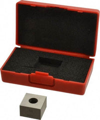 Value Collection - 0.6" Square Steel Gage Block - Accuracy Grade 0, Includes NIST Traceability Certification - A1 Tooling