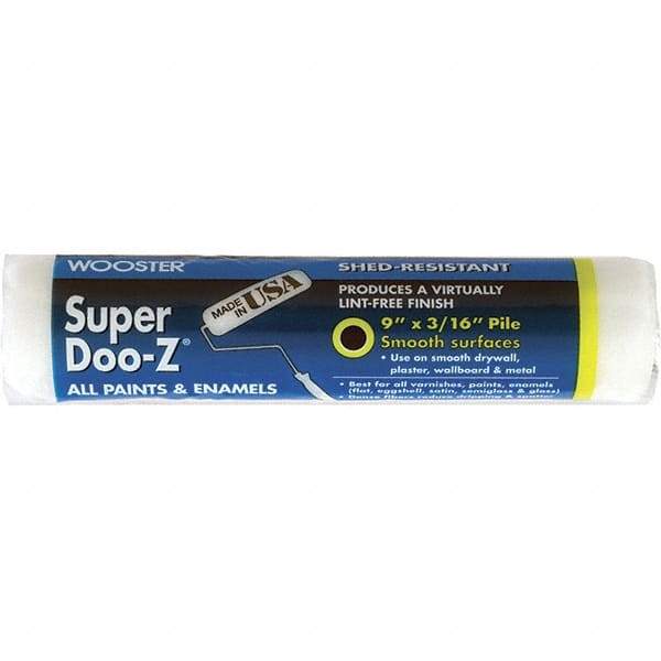 Wooster Brush - 3/16" Nap, 9" Wide Paint Roller Cover - Smooth Texture, Woven - A1 Tooling