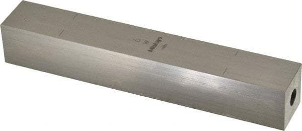 Mitutoyo - 6" Square Steel Gage Block - Accuracy Grade 0, Includes Certificate of Inspection - A1 Tooling