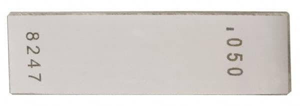 Value Collection - 0.1006" Rectangular Steel Gage Block - Accuracy Grade AS-1, Includes NIST Traceability Certification - A1 Tooling