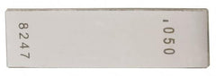 Value Collection - 0.1006" Rectangular Steel Gage Block - Accuracy Grade AS-1, Includes NIST Traceability Certification - A1 Tooling