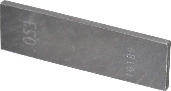 Value Collection - 0.053" Rectangular Steel Gage Block - Accuracy Grade 0 - A1 Tooling