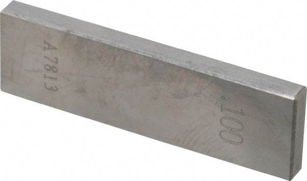 Value Collection - 0.1" Rectangular Steel Gage Block - Accuracy Grade 0, Includes NIST Traceability Certification - A1 Tooling