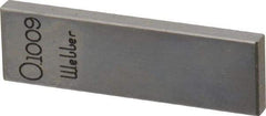 Value Collection - 0.1009" Rectangular Steel Gage Block - Accuracy Grade 0, Includes NIST Traceability Certification - A1 Tooling