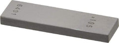 Value Collection - 0.105" Rectangular Steel Gage Block - Accuracy Grade 0, Includes NIST Traceability Certification - A1 Tooling