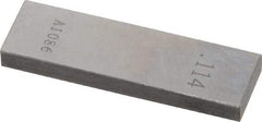 Value Collection - 0.114" Rectangular Steel Gage Block - Accuracy Grade 0, Includes NIST Traceability Certification - A1 Tooling