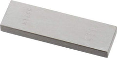 Value Collection - 0.115" Rectangular Steel Gage Block - Accuracy Grade 0, Includes NIST Traceability Certification - A1 Tooling