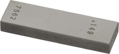 Value Collection - 0.149" Rectangular Steel Gage Block - Accuracy Grade 0, Includes NIST Traceability Certification - A1 Tooling