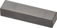 Value Collection - 0.25" Rectangular Steel Gage Block - Accuracy Grade 0, Includes NIST Traceability Certification - A1 Tooling