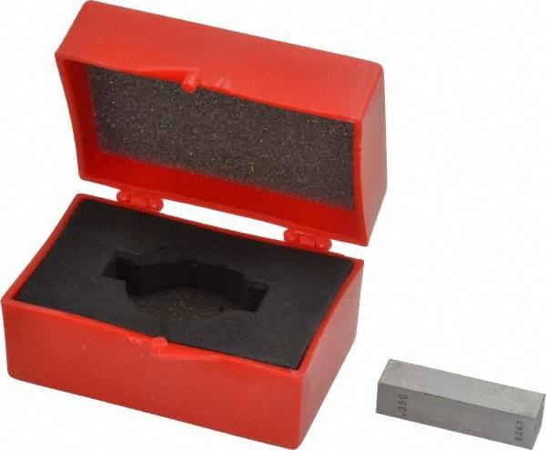 Value Collection - 0.35" Rectangular Steel Gage Block - Accuracy Grade 0, Includes NIST Traceability Certification - A1 Tooling