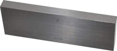 Value Collection - 4" Rectangular Steel Gage Block - Accuracy Grade 0, Includes NIST Traceability Certification - A1 Tooling