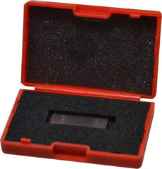 Value Collection - 0.10005" Rectangular Steel Gage Block - Accuracy Grade AS-1, Includes NIST Traceability Certification - A1 Tooling