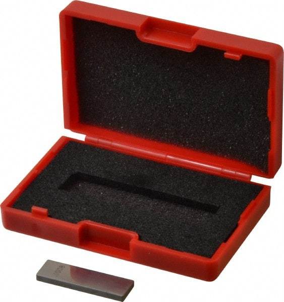 Value Collection - 0.1008" Rectangular Steel Gage Block - Accuracy Grade AS-1, Includes NIST Traceability Certification - A1 Tooling