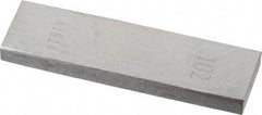 Value Collection - 0.102" Rectangular Steel Gage Block - Accuracy Grade AS-1, Includes NIST Traceability Certification - A1 Tooling