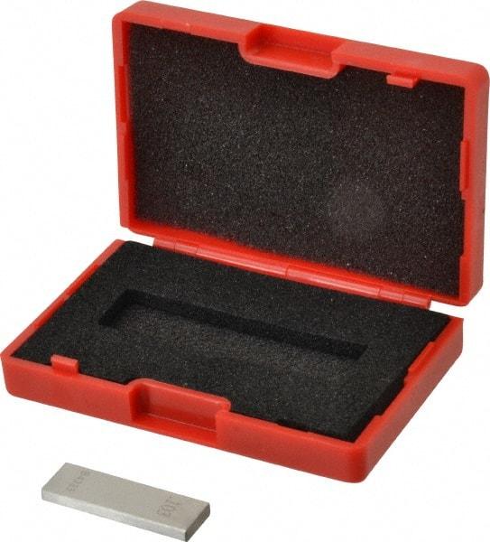 Value Collection - 0.103" Rectangular Steel Gage Block - Accuracy Grade AS-1, Includes NIST Traceability Certification - A1 Tooling