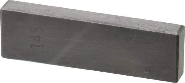 Value Collection - 0.145" Rectangular Steel Gage Block - Accuracy Grade AS-1, Includes NIST Traceability Certification - A1 Tooling