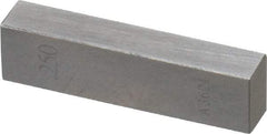 Value Collection - 0.25" Rectangular Steel Gage Block - Accuracy Grade AS-1, Includes NIST Traceability Certification - A1 Tooling