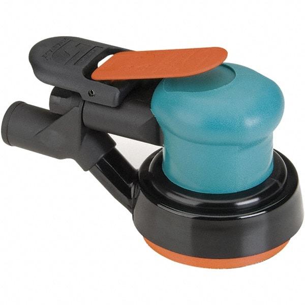 Dynabrade - 12,000 OPM, 14 CFM Air Consumption, Palm Air Orbital Sander - Round Pad, 1/4 NPT Inlet - A1 Tooling