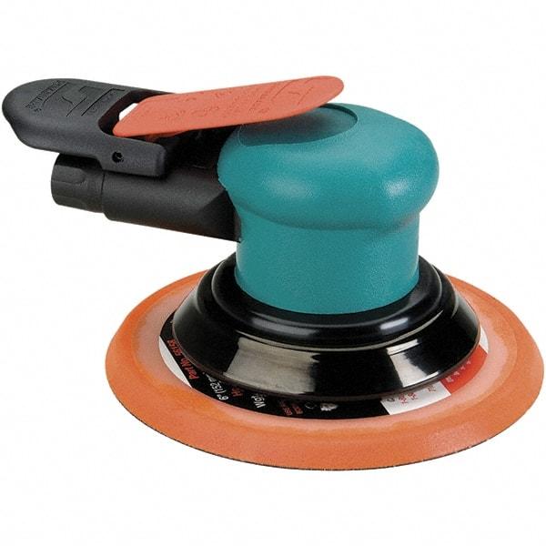 Dynabrade - 12,000 OPM, 14 CFM Air Consumption, Palm Air Orbital Sander - Round Pad, 1/4 NPT Inlet - A1 Tooling