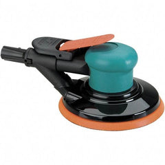 Dynabrade - 12,000 OPM, 14 CFM Air Consumption, Palm Air Orbital Sander - Round Pad, 1/4 NPT Inlet - A1 Tooling