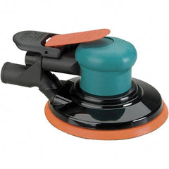 Dynabrade - 12,000 OPM, 14 CFM Air Consumption, Palm Air Orbital Sander - Round Pad, 1/4 NPT Inlet - A1 Tooling