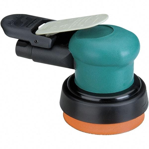 Dynabrade - 12,000 OPM, 14 CFM Air Consumption, Palm Air Orbital Sander - Round Pad, 1/4 NPT Inlet - A1 Tooling