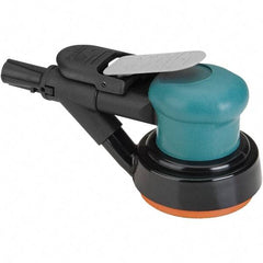 Dynabrade - 12,000 OPM, 14 CFM Air Consumption, Palm Air Orbital Sander - Round Pad, 1/4 NPT Inlet - A1 Tooling