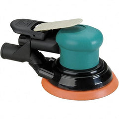 Dynabrade - 12,000 OPM, 14 CFM Air Consumption, Palm Air Orbital Sander - Round Pad, 1/4 NPT Inlet - A1 Tooling