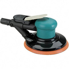 Dynabrade - 12,000 OPM, 14 CFM Air Consumption, Palm Air Orbital Sander - Round Pad, 1/4 NPT Inlet - A1 Tooling