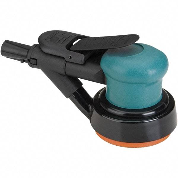 Dynabrade - 12,000 OPM, 14 CFM Air Consumption, Palm Air Orbital Sander - Round Pad, 1/4 NPT Inlet - A1 Tooling