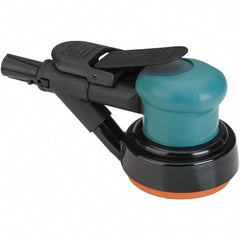 Dynabrade - 12,000 OPM, 14 CFM Air Consumption, Palm Air Orbital Sander - Round Pad, 1/4 NPT Inlet - A1 Tooling