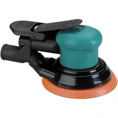 Dynabrade - 12,000 OPM, 14 CFM Air Consumption, Palm Air Orbital Sander - Round Pad, 1/4 NPT Inlet - A1 Tooling