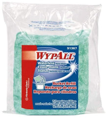 WypAll - Pre-Moistened Hand Cleaning Wipes - Refill, 12-1/4" x 10-1/2" Sheet Size, Green - A1 Tooling