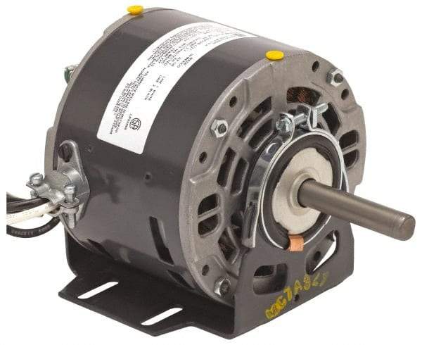 US Motors - 1/20 hp, ODP Enclosure, Auto Thermal Protection, 1,100 RPM, 208-230 Volt, 60 Hz, Industrial Electric AC/DC Motor - Size 42 Frame, Bracket Mount, 3 Speed, SAB Bearings, 0.55 Full Load Amps, A Class Insulation, CW Lead End - A1 Tooling