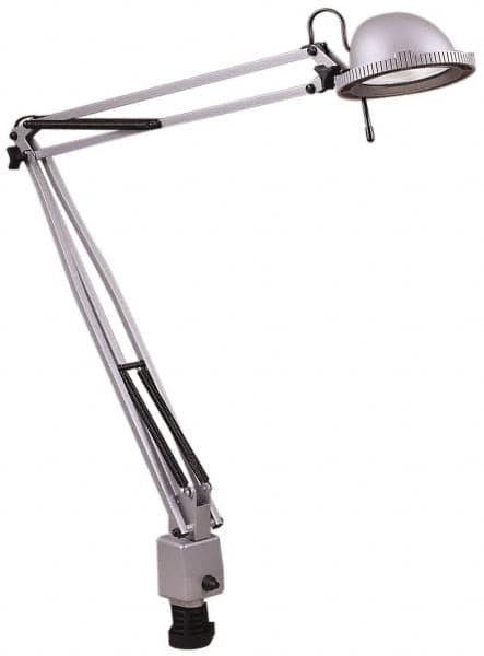 Electrix - 38 Inch, Desk Mounted, Halogen, Silver, Desk Light - 50 Watt, Nonmagnifying - A1 Tooling