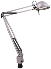 Electrix - 38 Inch, Desk Mounted, Halogen, Silver, Desk Light - 50 Watt, Nonmagnifying - A1 Tooling