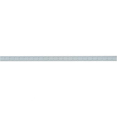 Starrett - 24 Inch Long Blade, 4R Graduation Combination Square Blade - Uncoated, Steel, 1/64, 1/32 1/16 and 1/8 Inch Graduation - A1 Tooling